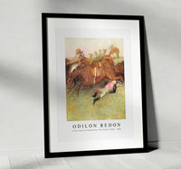 
              Odilon Redon - Scene from the Steeplechase The Fallen Jockey 1886
            