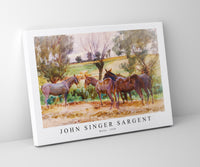 
              John Singer Sargent - Mules (1918)
            