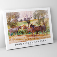 John Singer Sargent - Mules (1918)