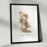 Johan Teyler - Vase with a floral garland