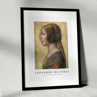 Leonardo Da Vinci - Profile of a Young Fiancée 1495