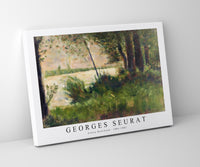 
              Georges Seurat - Grassy Riverbank 1881-1882
            