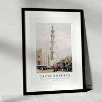 David Roberts - Minarets and grand entrance of the Metwaleys at Cairo-1796-1864