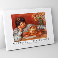 Pierre Auguste Renoir - Writing Lesson (La Leçon d'écriture) 1905