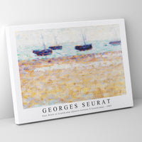 Georges Seurat - Four Boats at Grandcamp (Quatre bateaux Ã Grandcamp) 1885
