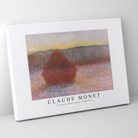 Claude Monet - Haystacks, Thaw, Sunset 1890-1891