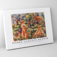 Pierre Auguste Renoir - Girls in a Landscape (Jeunes filles dans un paysage) 1918