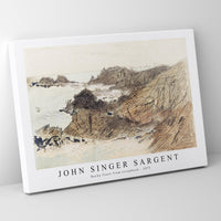 John Singer Sargent - Rocky Coast from scrapbook (ca. 1875)