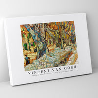 Vincent Van Gogh - The Large Plane Trees (Road Menders at Saint-Rémy) 1889