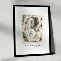 Edvard Munch - Self-Portrait with a Cigar 1908-1909
