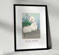
              Ohara Koson - Rabbits at full moon (1920 - 1930) by Ohara Koson (1877-1945)
            