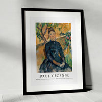 Paul Cezanne - Madame Cézanne (Hortense Fiquet, 1850–1922) in the Conservatory