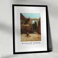 winslow homer - French Farmyard -1867