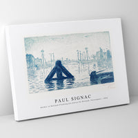 Paul Signac - Harbor in Holland–Flushing (La balise–En Holland, Flessingue) (ca. 1894)