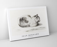 
              Jean Bernard - Reclining cat
            