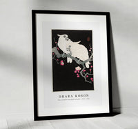 
              Ohara Koson - Two cockatoo and plum blossom (1925 - 1936) by Ohara Koson (1877-1945)
            