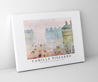 
              Camille Pissarro - Place du Theatre Francais Fog Effect 1897
            