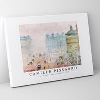 Camille Pissarro - Place du Theatre Francais Fog Effect 1897