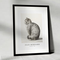 Jean Bernard - Sitting cat (1815)