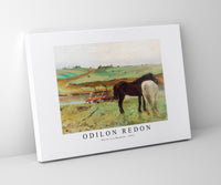 
              Odilon Redon - Horse in a Meadow 1871
            
