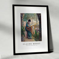 Claude Monet - Madame Monet Embroidering 1875