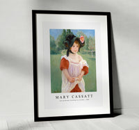 
              Mary Cassatt - Spring Margot Standing in a Garden 1900
            