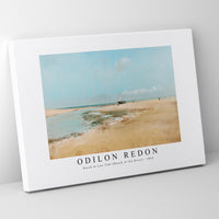 Odilon Redon - Beach at Low Tide (Mouth of the River) 1869