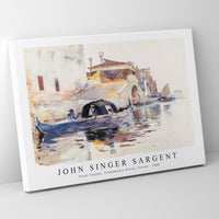 John Singer Sargent - Ponte Panada, Fondamenta Nuove, Venice (ca. 1880)