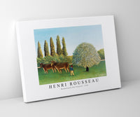 
              Henri Rousseau - Meadowland (The Pasture) 1910
            