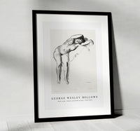 
              George Wesley Bellows - Nude study, woman stretched on bed 1923-1924
            