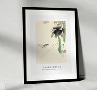 
              Ohara Koson - Bird at flowering bean plant (1900 - 1930) by Ohara Koson (1877-1945)
            
