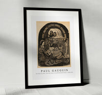 
              Paul Gauguin - The God (Te atua), from the Suite of Late Wood-Block Prints 1898-1899
            