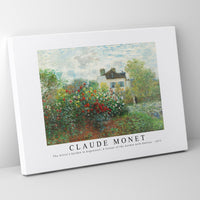 Claude Monet - The Artist's Garden in Argenteuil, A Corner of the Garden with Dahlias 1873