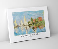 
              Claude Monet - Regattas at Argenteuil 1872
            