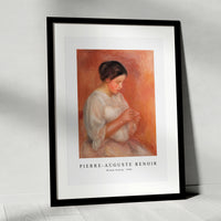 Pierre Auguste Renoir - Woman Sewing 1908