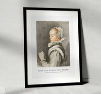 
              Cornelis ploos van amstel - Portrait of a young woman-1770
            