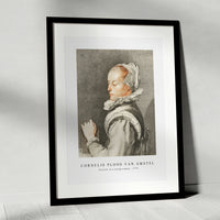 Cornelis ploos van amstel - Portrait of a young woman-1770
