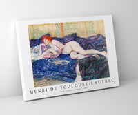 
              Henri De Toulouse–Lautrec - Nude Lying on a Couch  1897
            