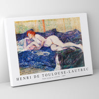 Henri De Toulouse–Lautrec - Nude Lying on a Couch  1897