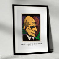 Ernst Ludwig Kirchner - Head of Dr. Bauer 1933