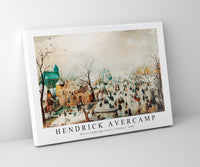 
              Hendrick Avercamp - Winter Landscape with Ice Skaters 1608
            