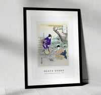 
              Ogata Gekko - Flower Arranging in the Garden (1896)
            