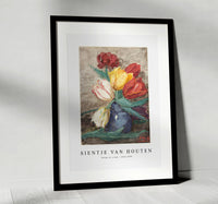 
              Sientje Van Houten - Tulips in a vase 1834-1909
            