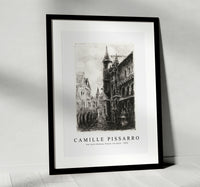 
              Camille Pissarro - Rue Saint-Romain, Rouen, 1st plate 1896
            