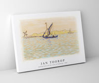 
              Jan Toorop - Sailing boats off the coast of Domburg (1907)
            