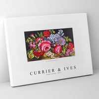 Currier & Ives - Flower basket-1872