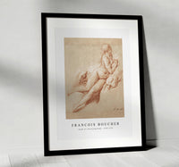 
              Francois Boucher - Study of a Reclining Nude (1732–1735)
            