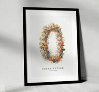 
              Johan Teyler - A flower wreath
            