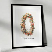 Johan Teyler - A flower wreath