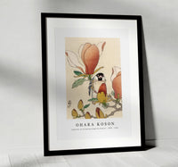 
              Ohara Koson - Sparrow on blooming magnolia branch (1900 - 1930) by Ohara Koson (1877-1945)
            